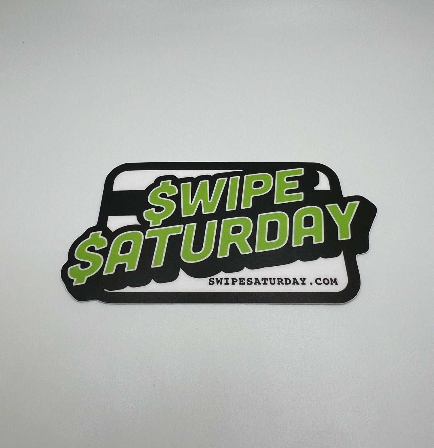 sticker, front
